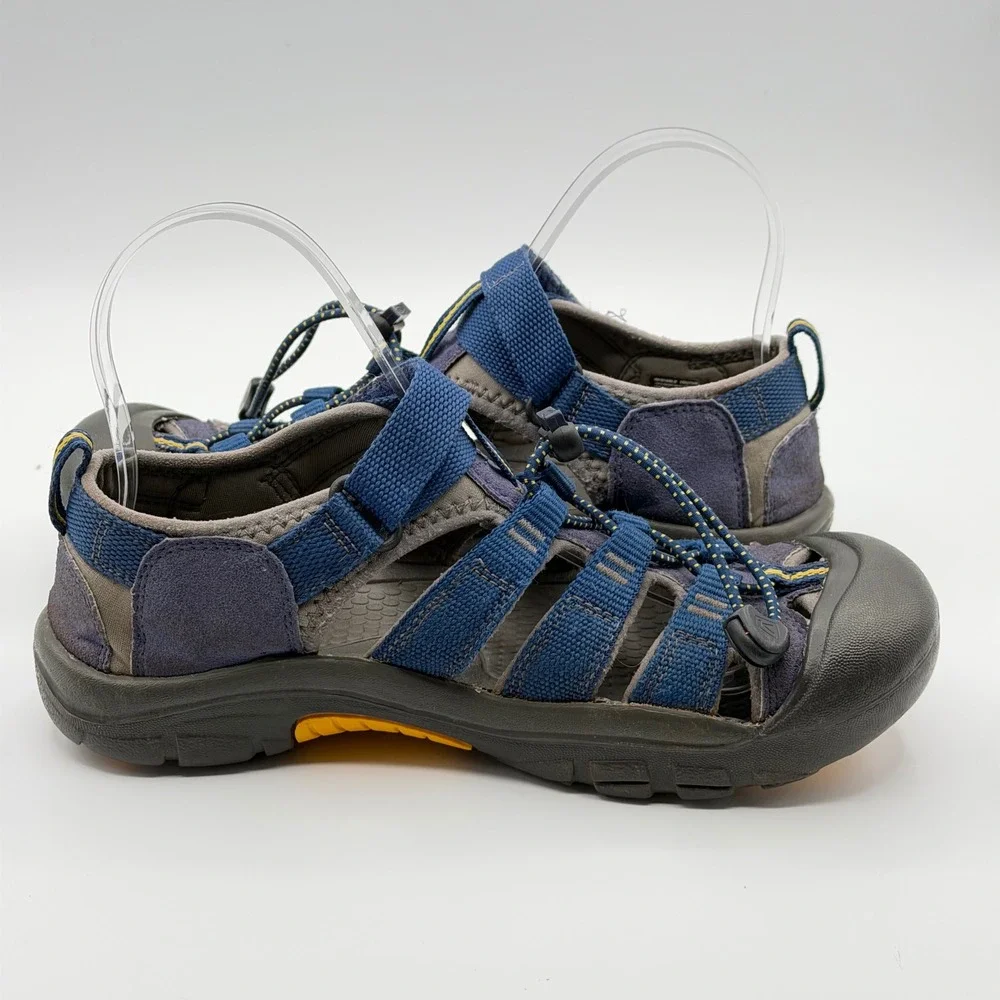 Keen Newport H2 Sandals Kids Size 5 Blue Gray Waterproof Hiking Water Shoes
